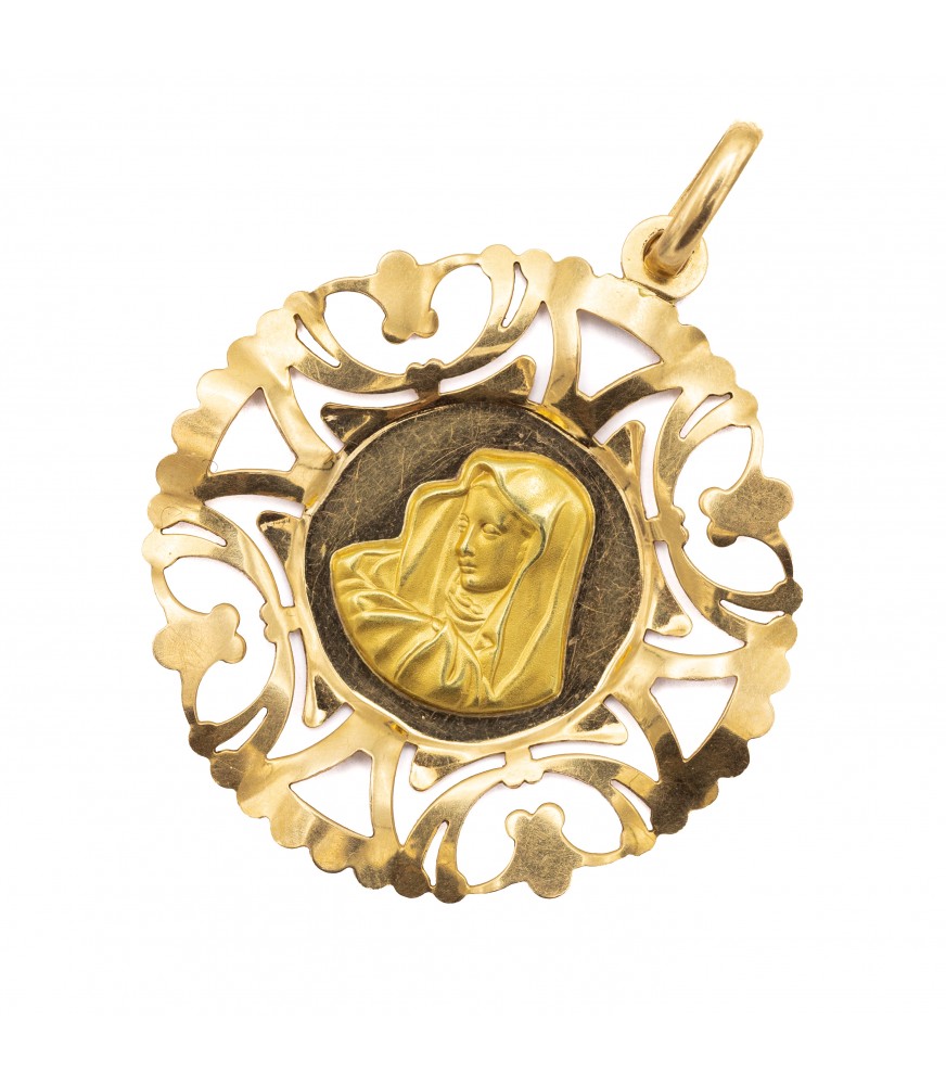 Sterling Silver Miraculous Medal Necklace, Virgin Mary Pendant, Men's  Women's | eBay