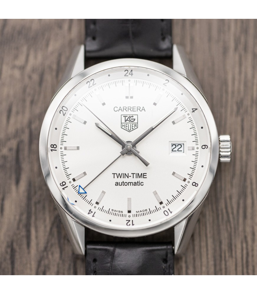TAG Heuer Carrera Twin Time Automatic - Men's GMT watch - Full Box Set