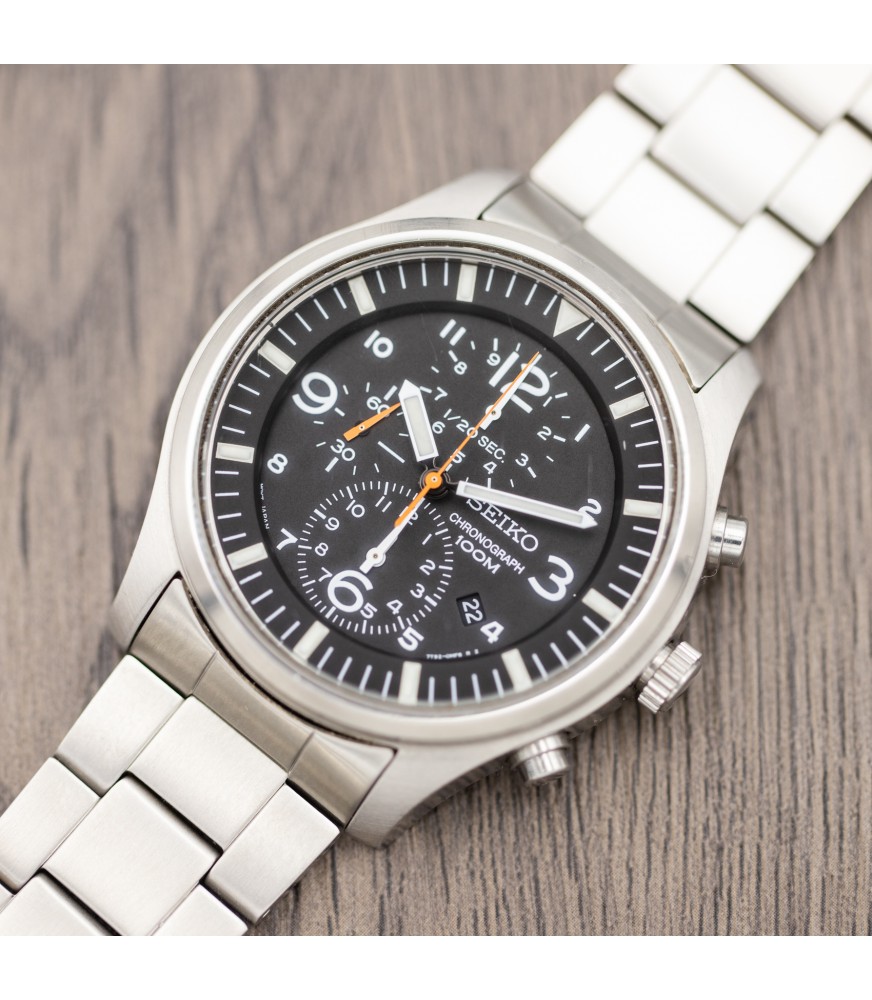 Seiko SNDA25 Chronograph - Men's Military Style Chronograph Watch - Ref ...