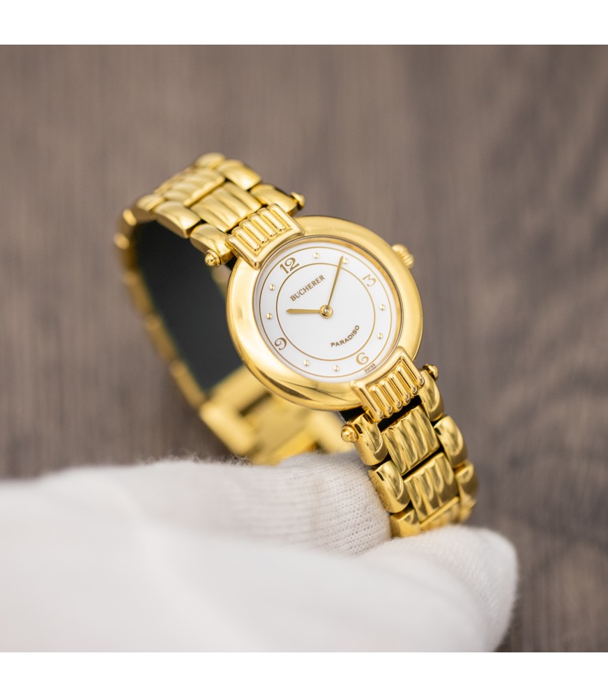 Carl F. Bucherer Paradiso - Vintage Gold Plated Ladies' Quartz Watch ...