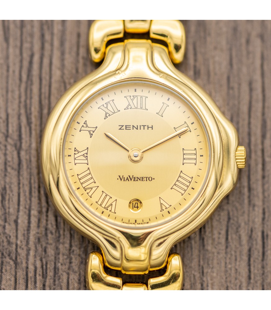 Zenith Ladies Gold Quartz Watch Ref 12.0010.055