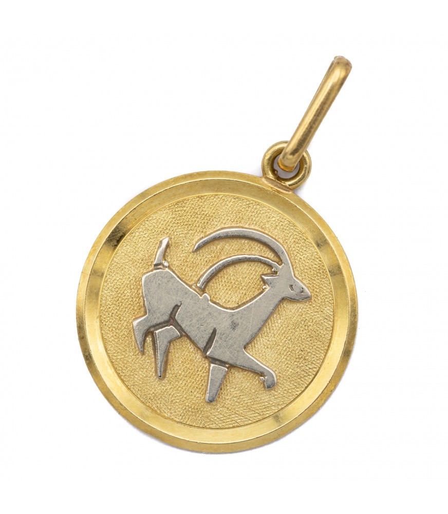 Capricorn Zodiac Pendant by Nano Jewelry | aJudaica.com