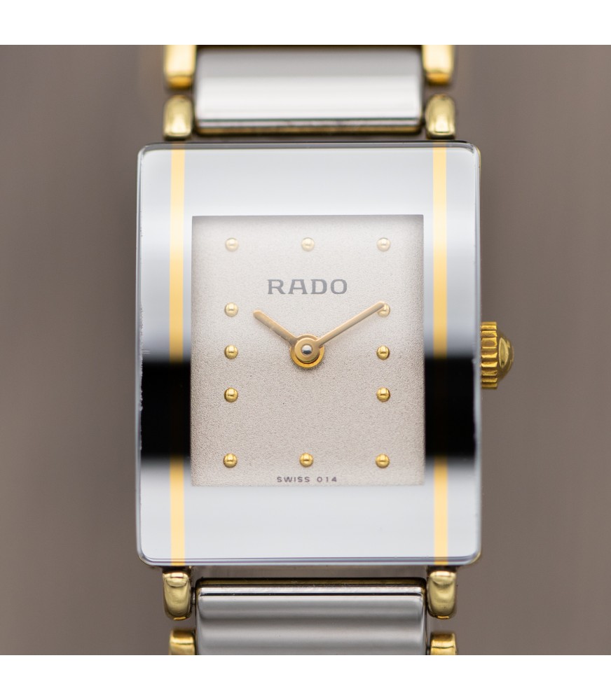 Rado Diastar - Vintage Two Tone Ceramic Ladies' Quartz Watch - Ref