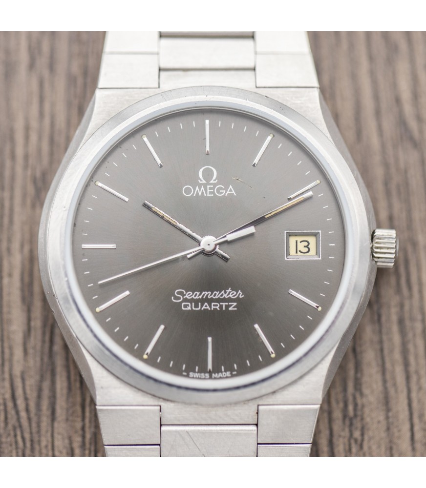 Omega Seamaster Quartz Rare Vintage Men s Bracelet Watch Ref 396 0889 Omega Seamaster Quartz Rare Vintage Men s Bracelet Watch Ref 396 0889