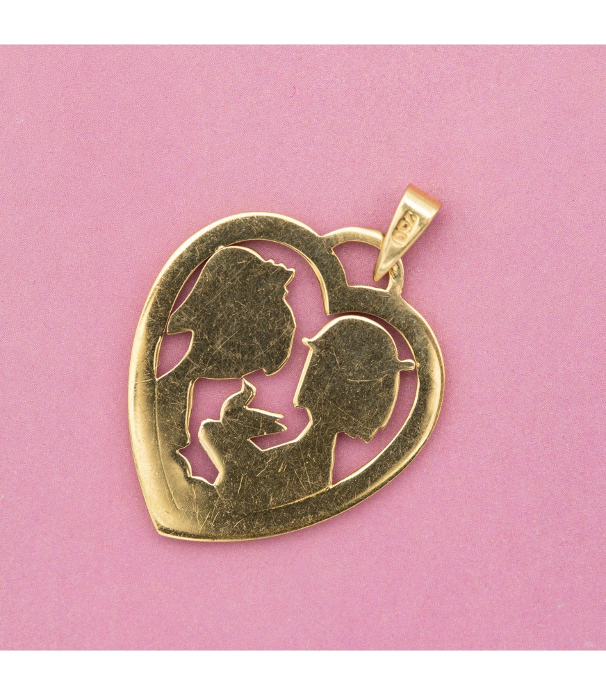 Pendentif Vintage Les Amoureux De Peynet - Occasion, Style Rétro, Origine France