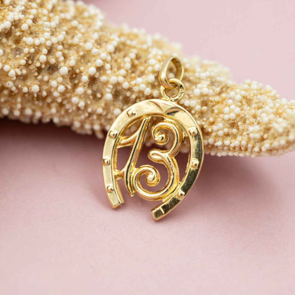 French 18K gold good luck...
