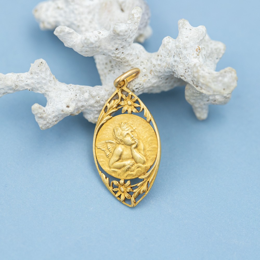 Antique French 18K gold...