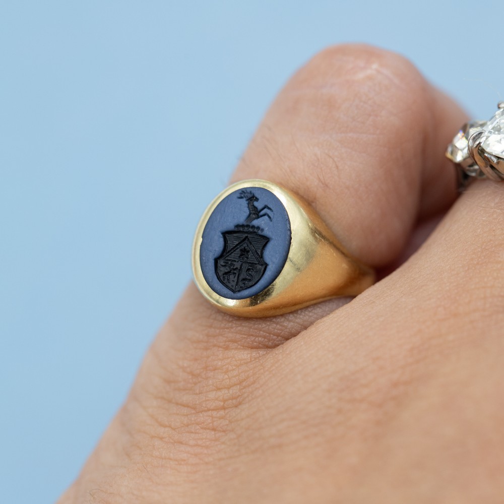 Antique 14K solid gold...