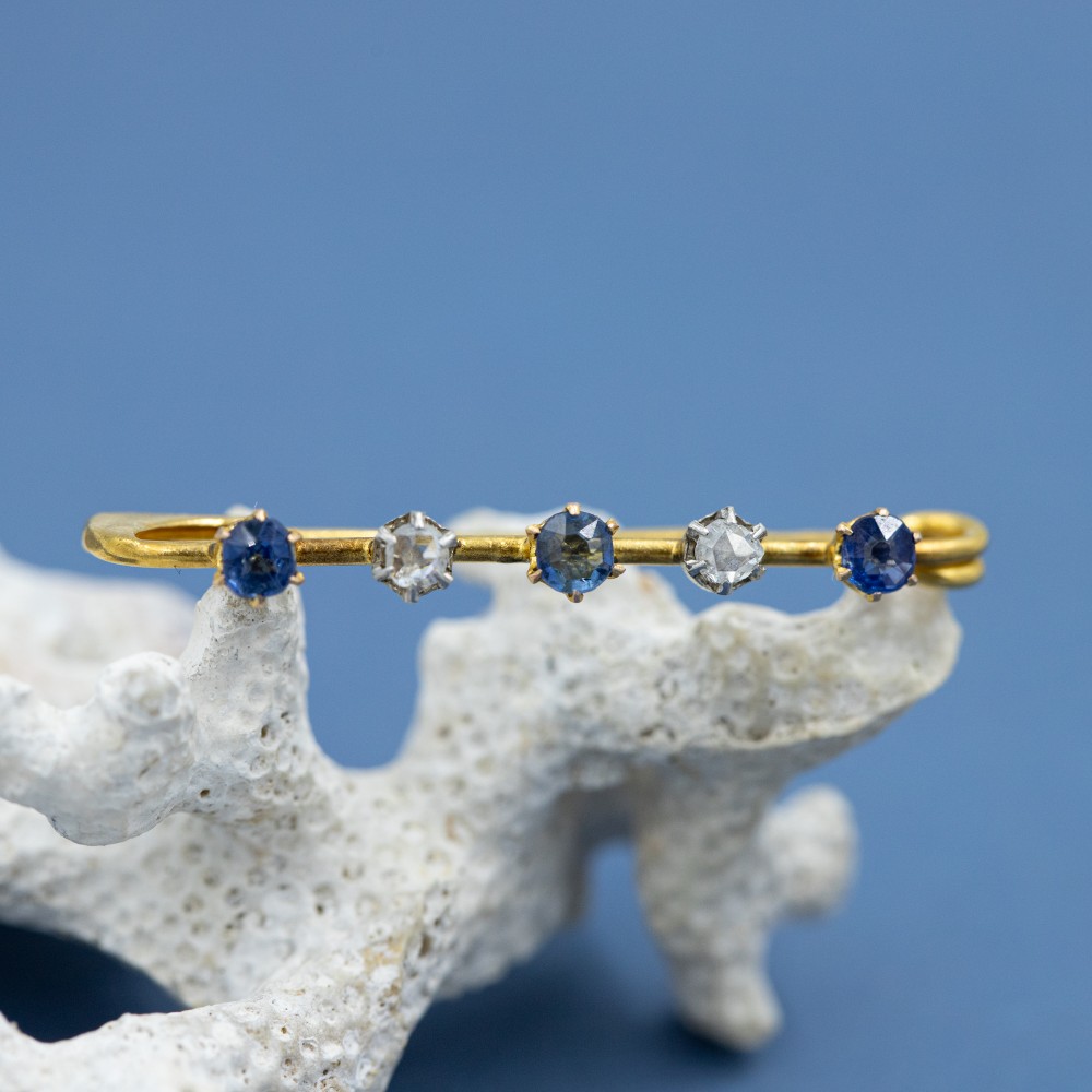 French 18k solid gold bar...